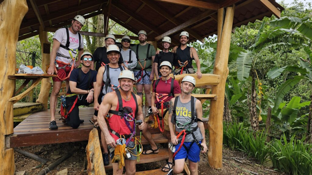 Jim and crew in Costa Rica