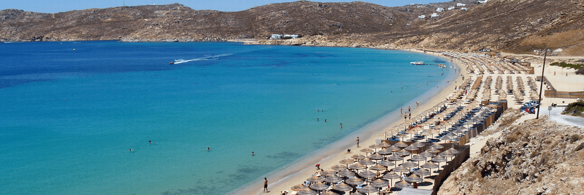 Elia Beach in Mykonos