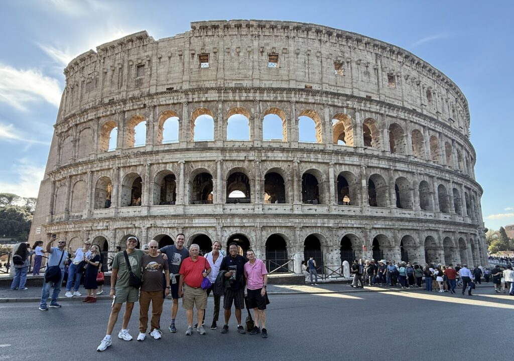 Our group at the Coloseum in Rome
