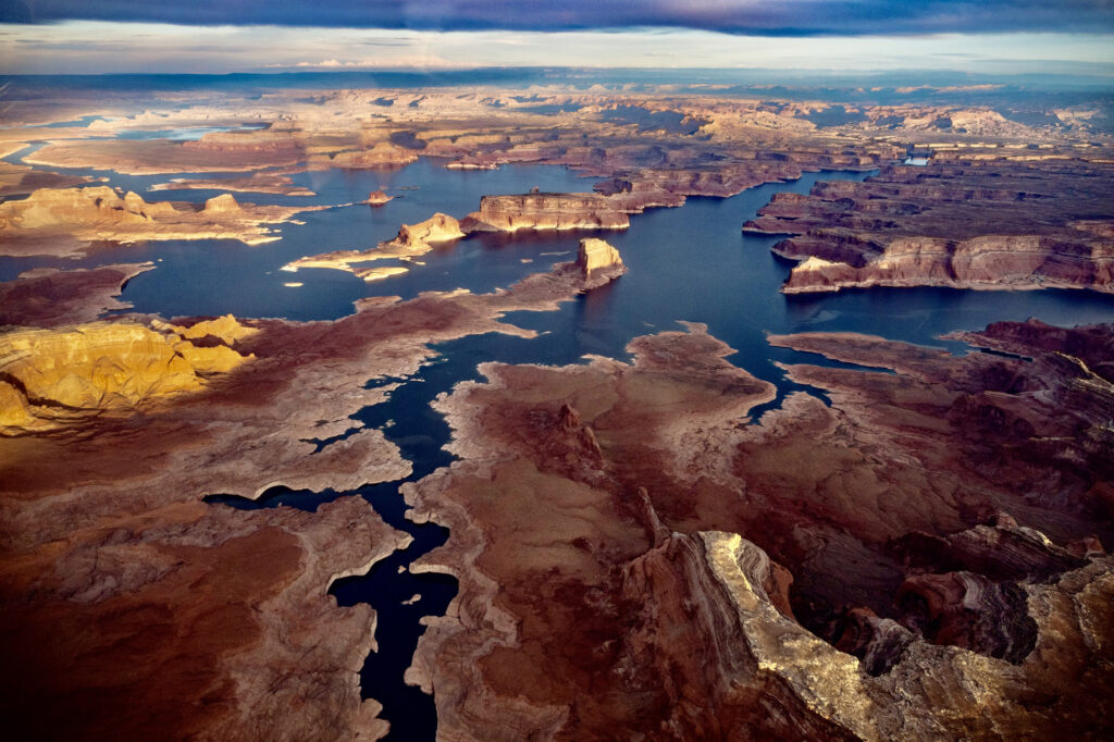 Lake Powell is a very unique lake in the USA.