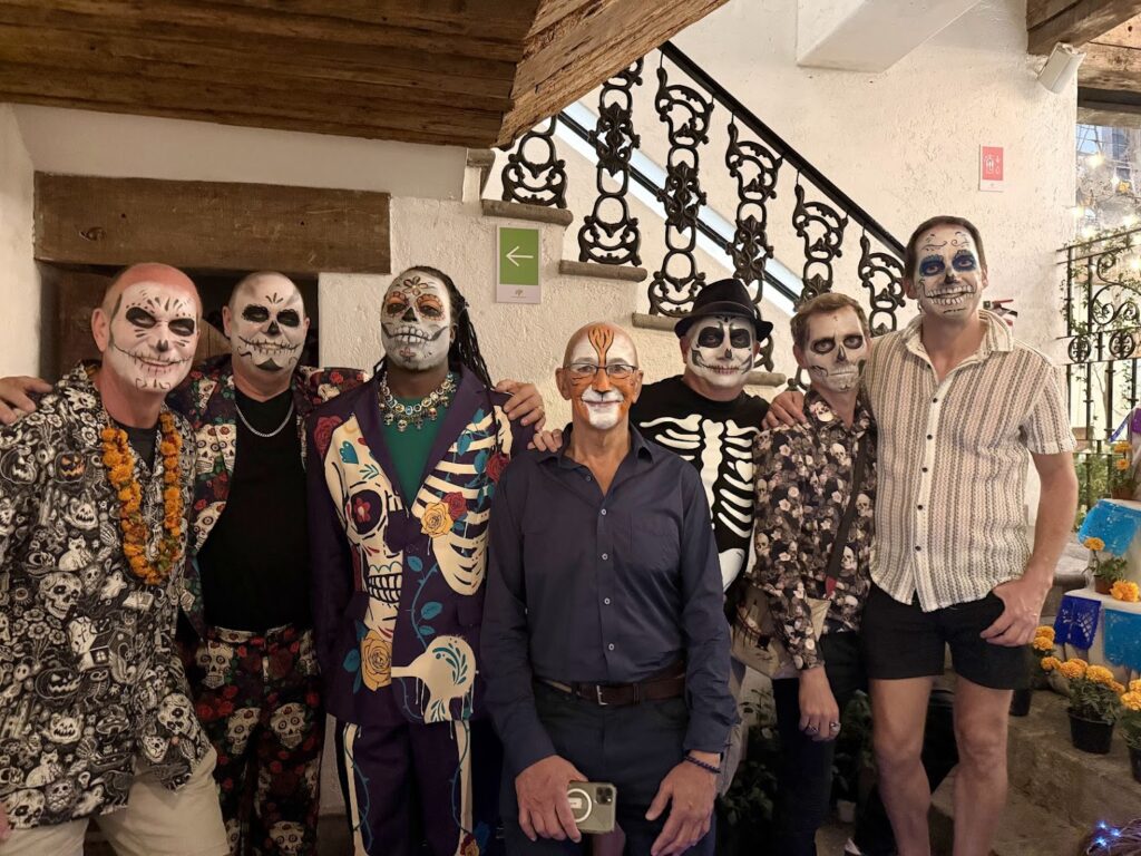 Our gay mens group trip to Mexico for Dia de los Muertos