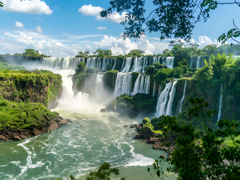 Iguazu Falls on the Argentina and Brazil border, featured on a Pride Adventures LGBTQ+ group trip