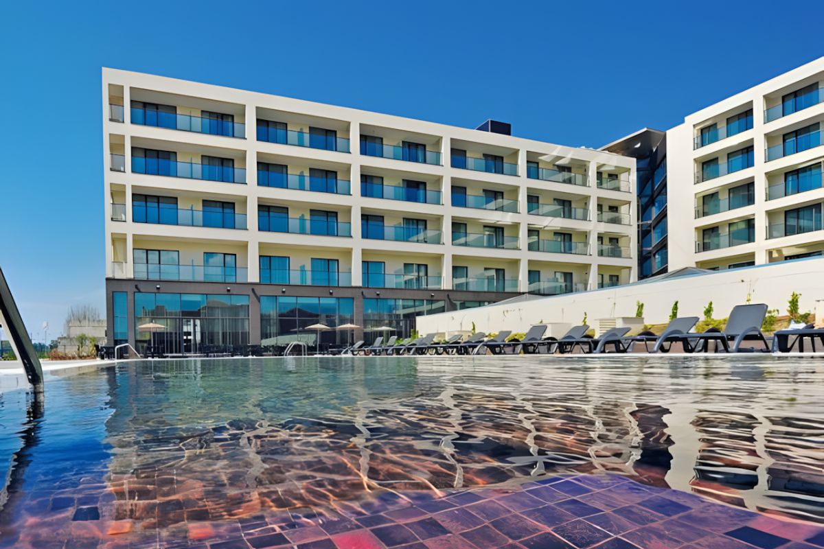 Vila Galé Coimbra hotel in Portugal on a hosted LGBTQ+ group trip with Pride Adventures