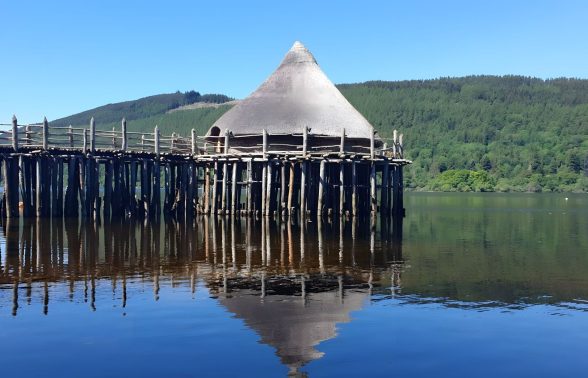 Scottish Crannog Centre on the banks of Loch Tay, an expert led tour featured on the Scotland LGBTQ+ trip